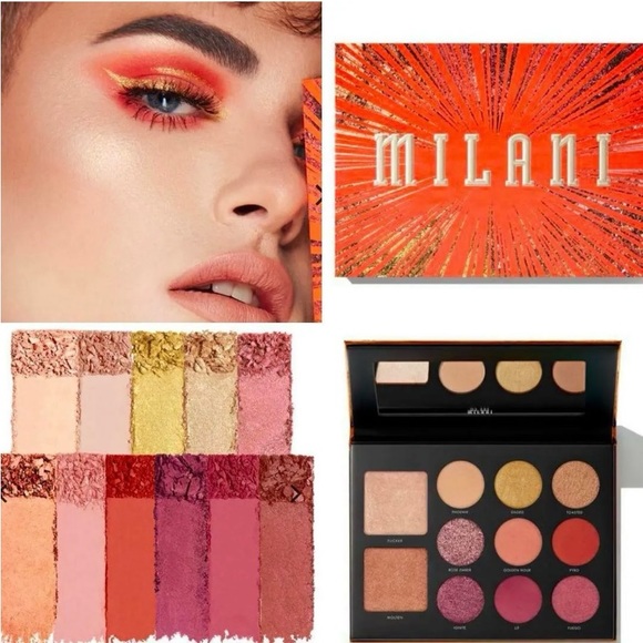 Milani Gilded Ember Hyper-Pigmented Eye & Face Palette - Picture 1 of 5